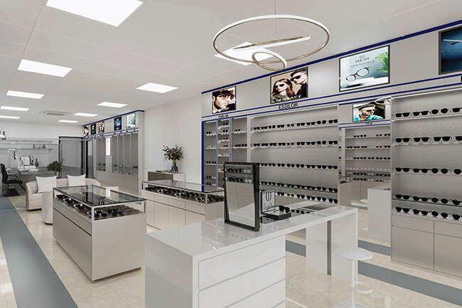 Thiết Kế Cửa Hàng Mắt Kính Tại Quảng Ngãi