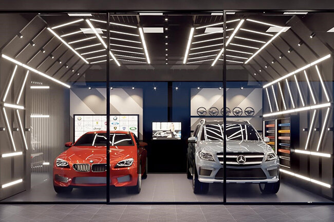 Thiết Kế Cửa Hàng Xe Ô Tô Tại Quảng Ngãi