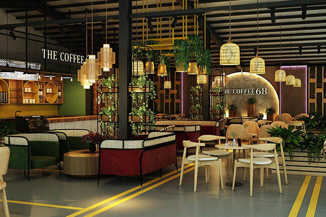 Thiết Kế Quán Cafe Tại Quảng Ngãi